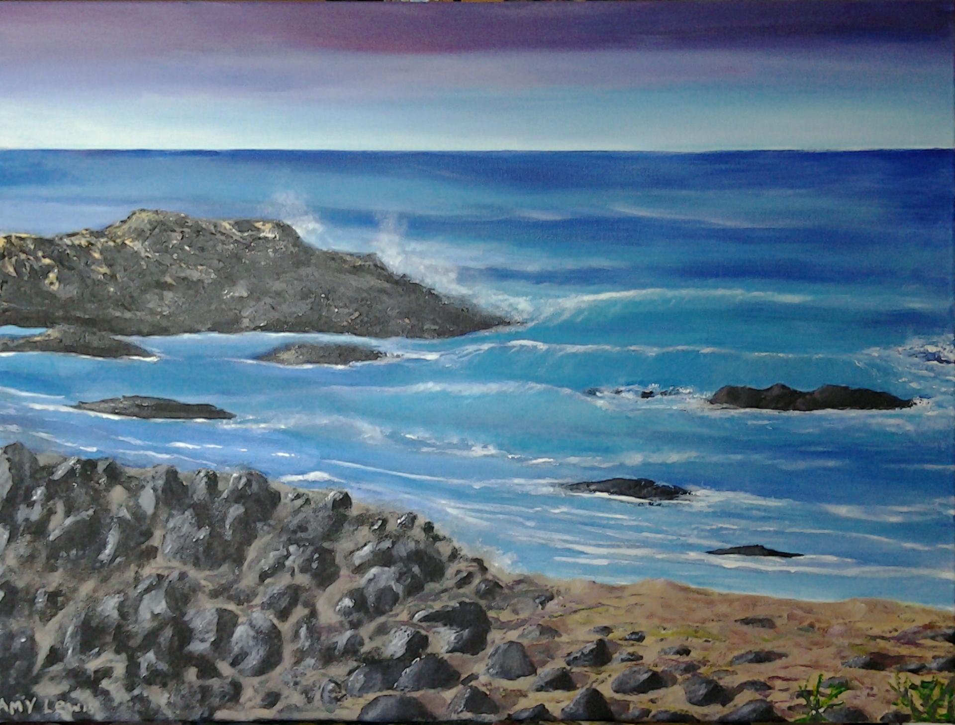 Artwork titled Pebble Beach Summer