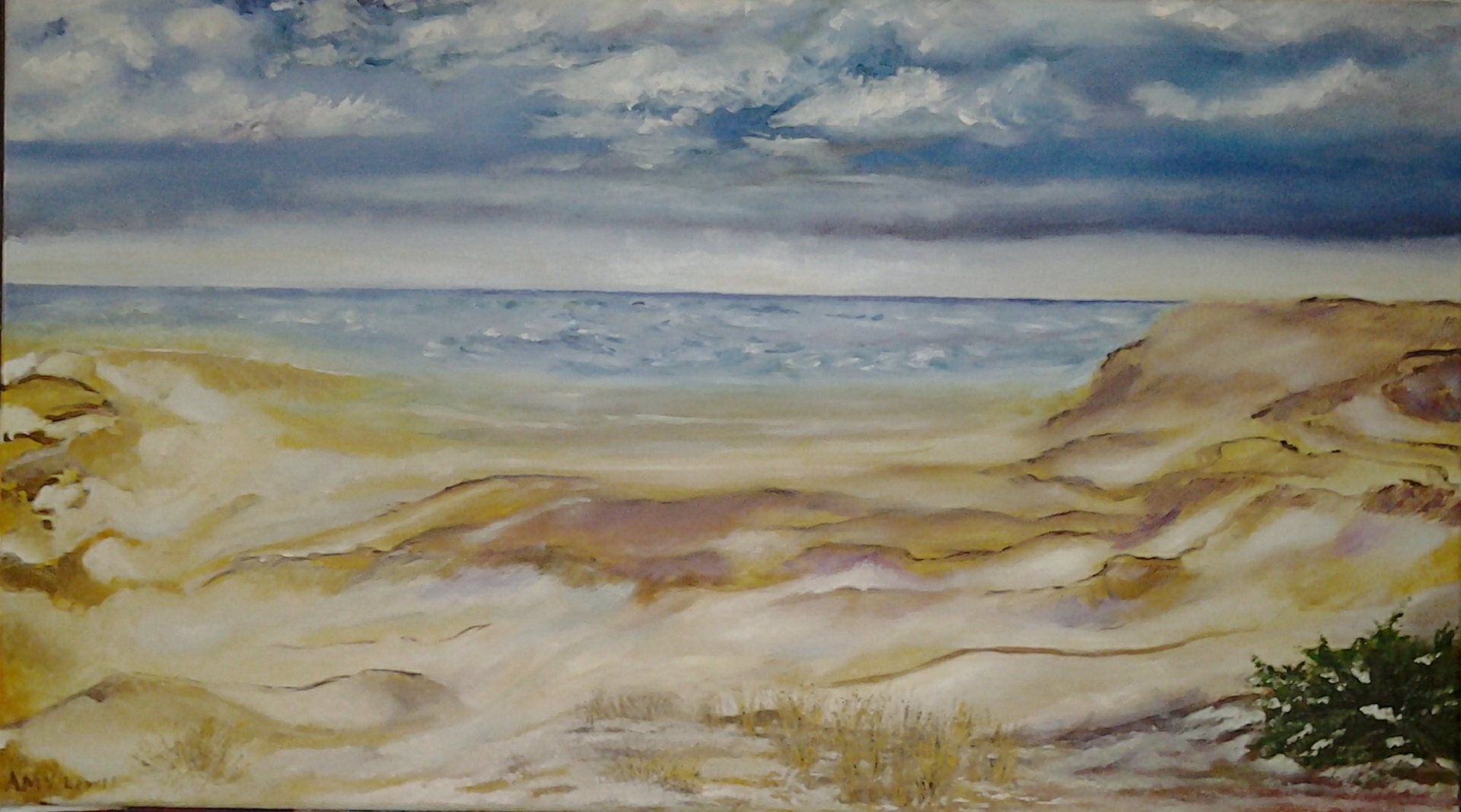 Artwork titled Beach in Winter